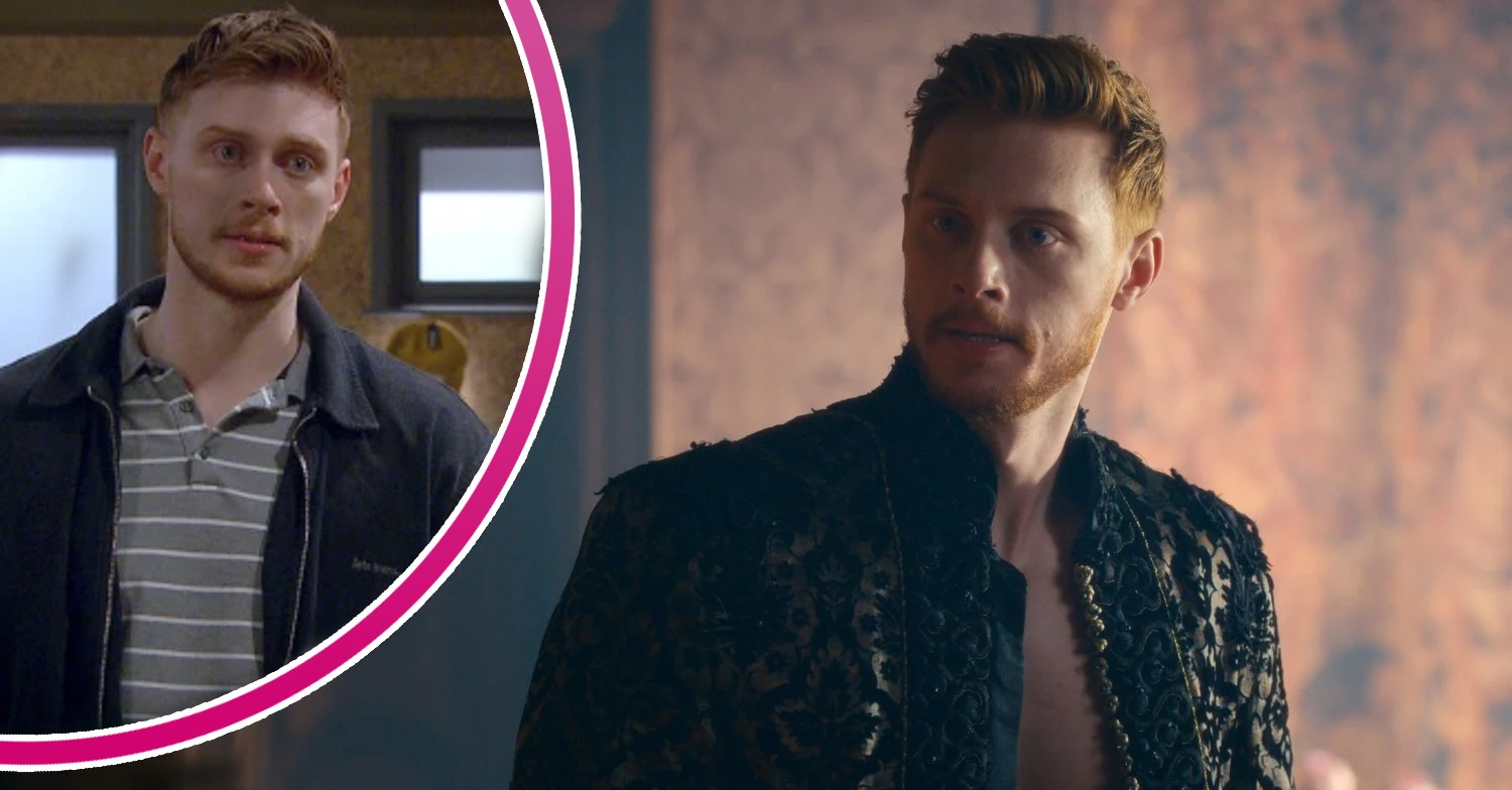 Max Parker looking angry in Blood, Sex & Royalty