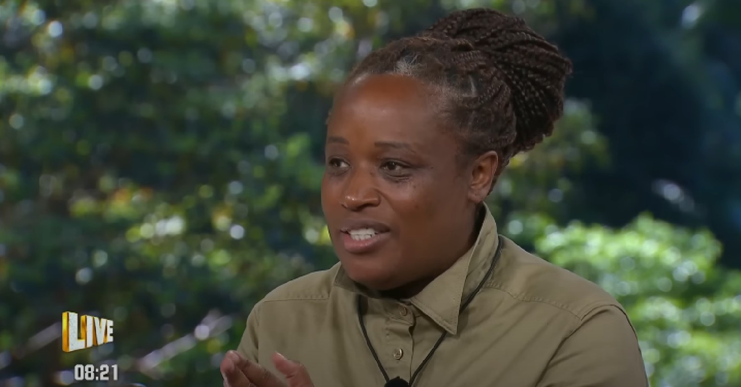 Charlene White during her I'm A Celebrity exit interview