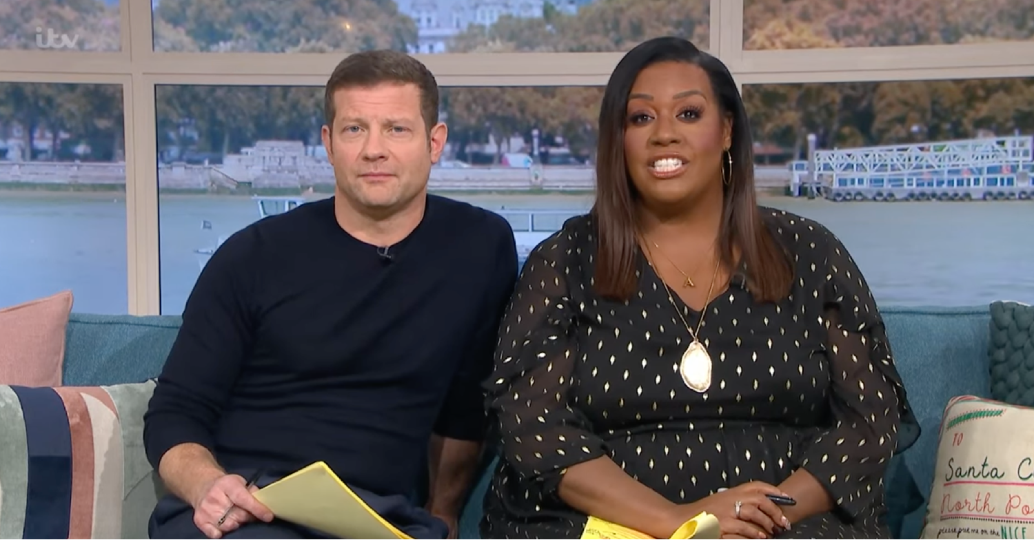Dermot O'Leary and Alison Hammond on This Morning today 