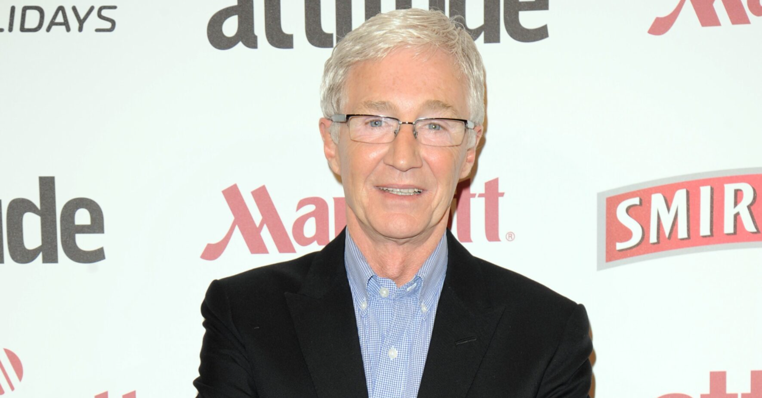Radio star Paul O’Grady smiling at event