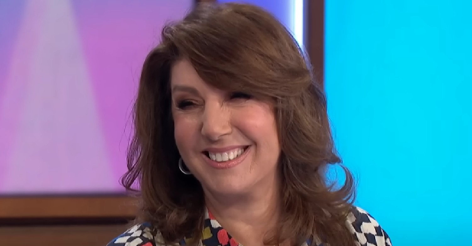 Highland Christmas star Jane McDonald smiling on Loose Women