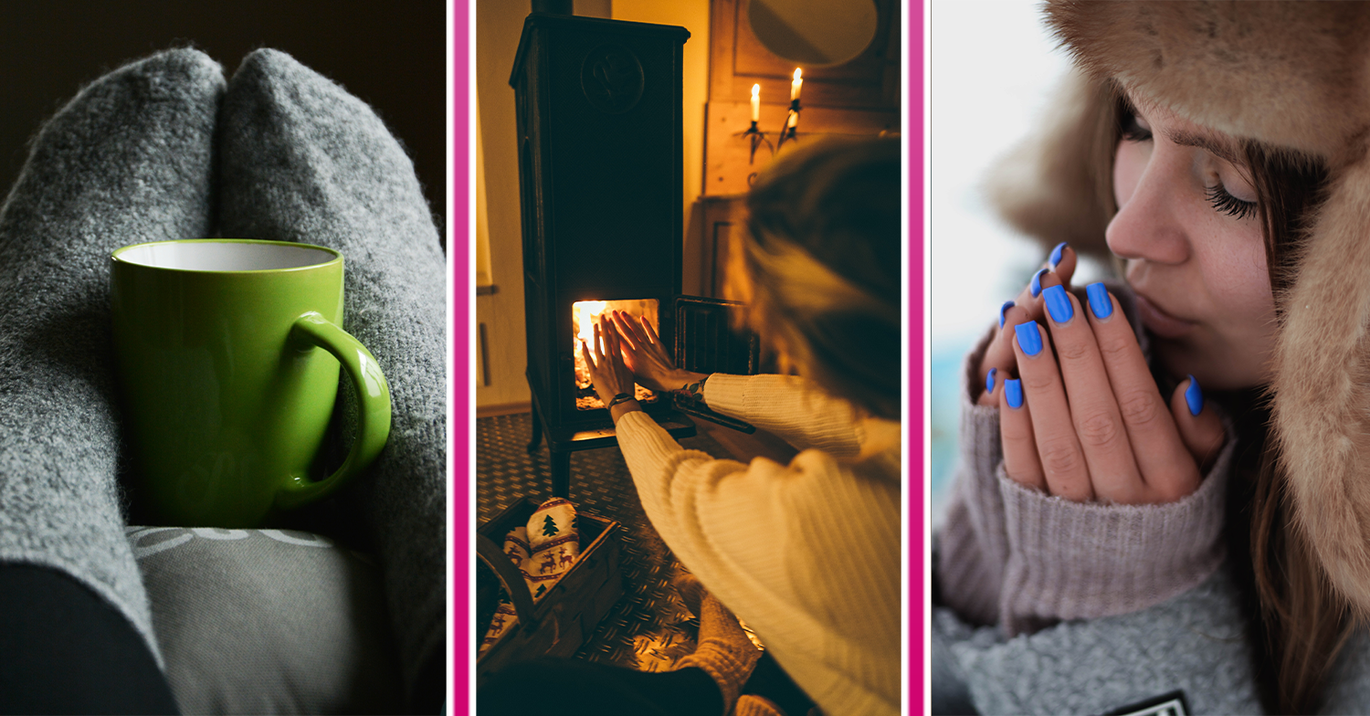 Cost of living crisis: People trying to keep warm in the cold