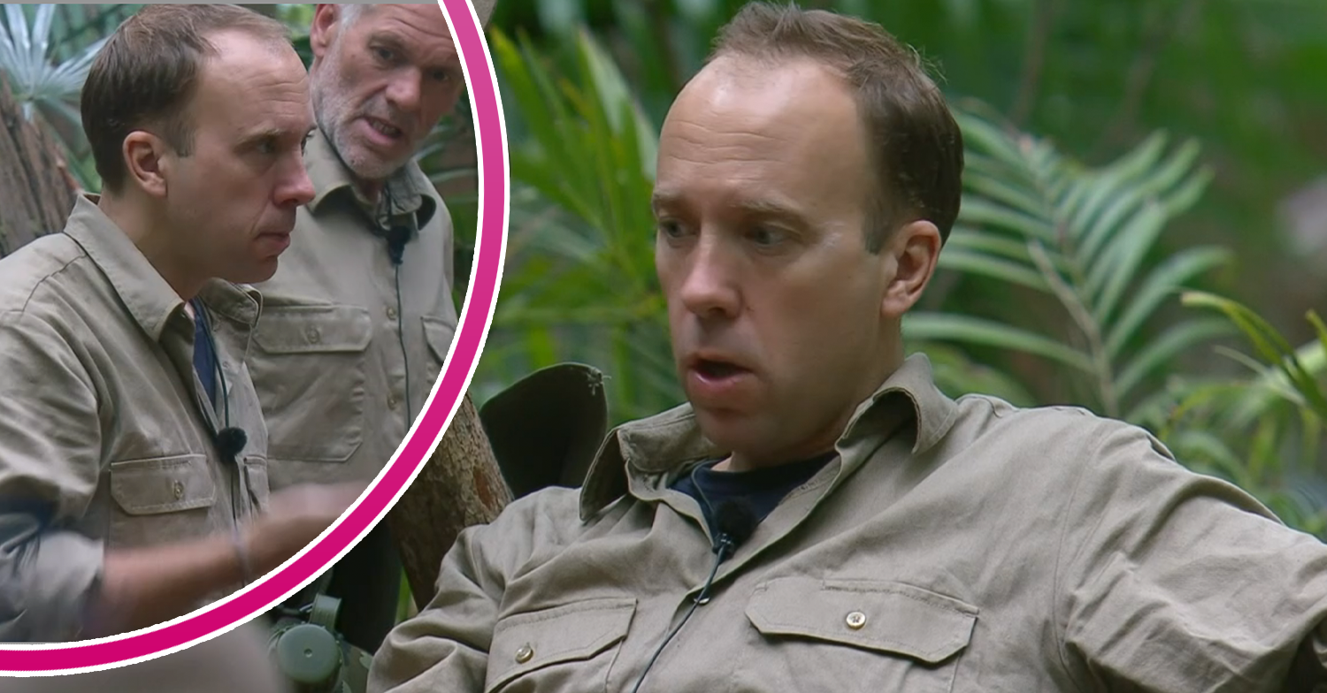 I'm A Celebrity star Matt Hancock in the jungle