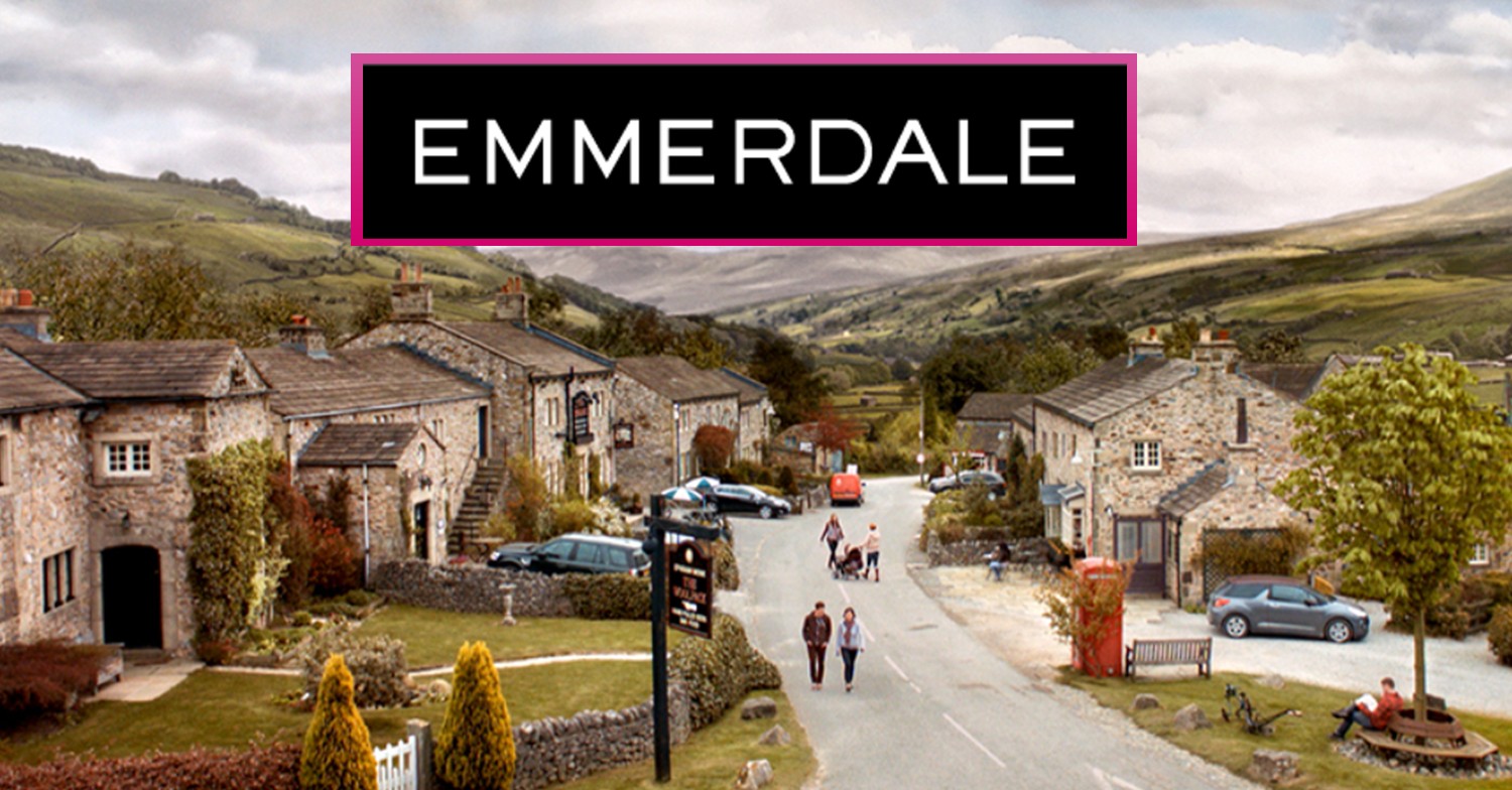 Emmerdale logo and village