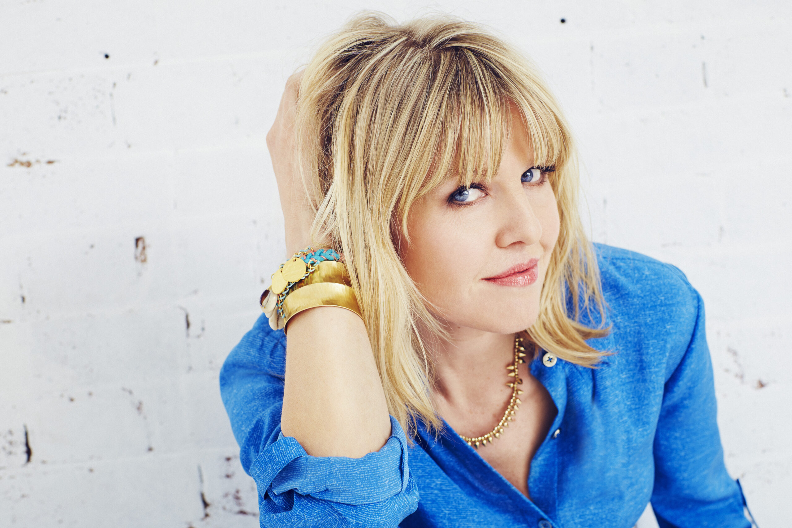 Ashley Jensen poses in a headshot