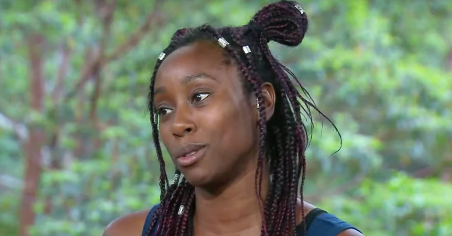 I'm A Celebrity star Scarlette Douglas looks unconvinced