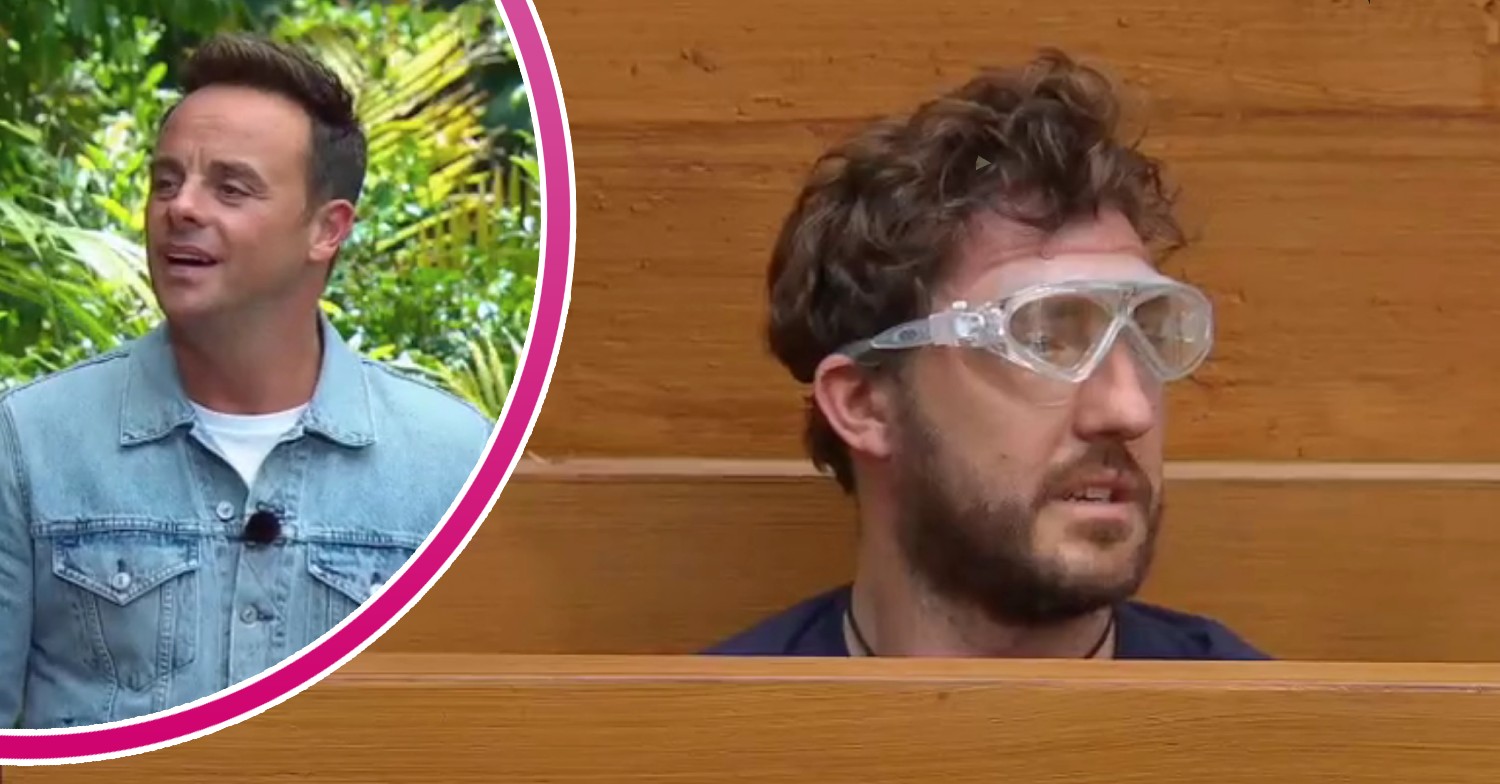 I'm A Celebrity tonight: Ant, Seann Walsh wearing goggles on I'm A Celebrity tonight