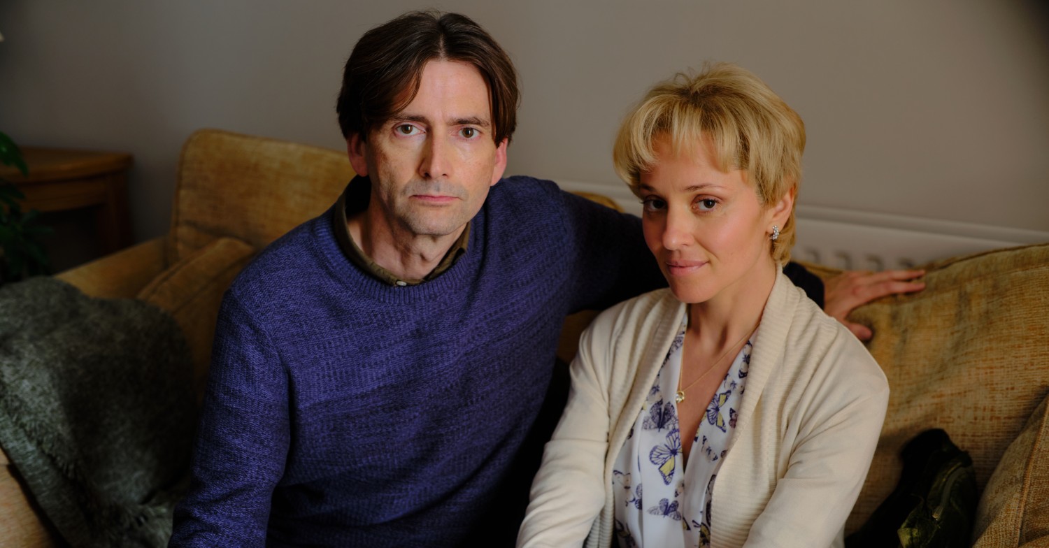 David Tennant and Margarita Levieva as Alexander and Marina Litvinenko