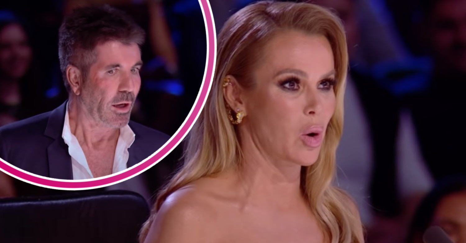 Amanda Holden and SImon BGT