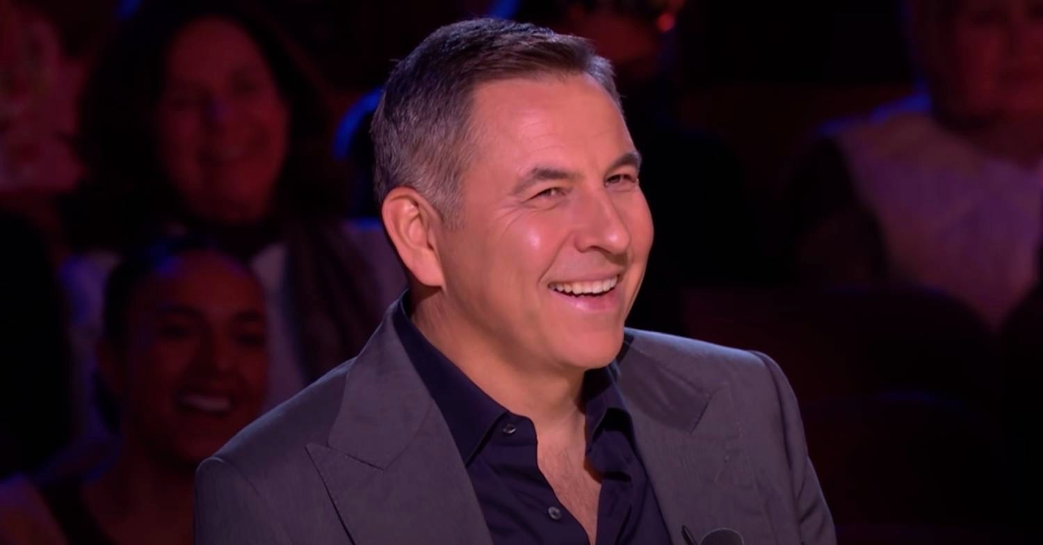 David Williams smiling on BGT