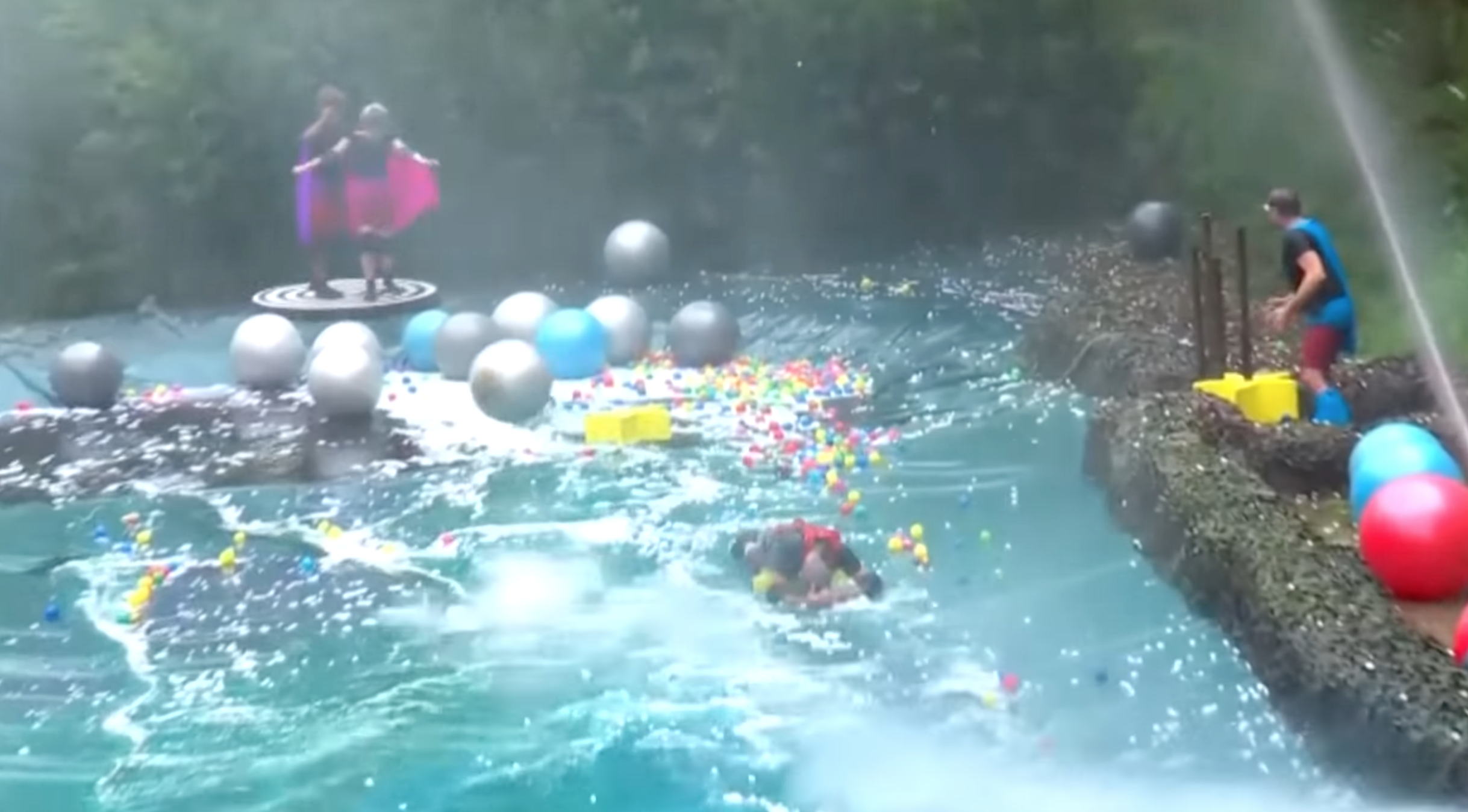 I'm A Celebrity stars taking part in Celebrity Cyclone challenge