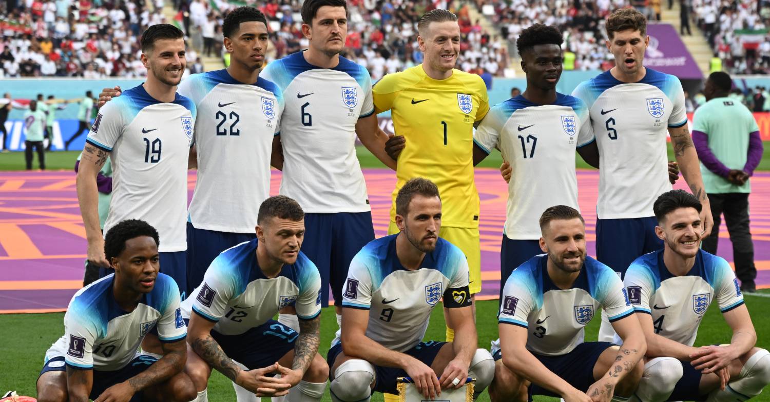 The England Qatar World Cup 2022 team that played Iran