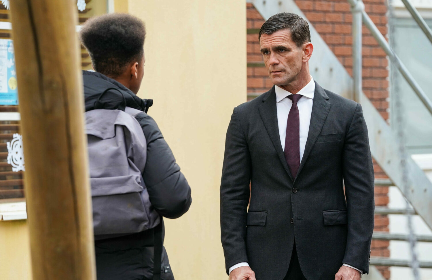 Jack looks concerned at Denzel in EastEnders spoilers