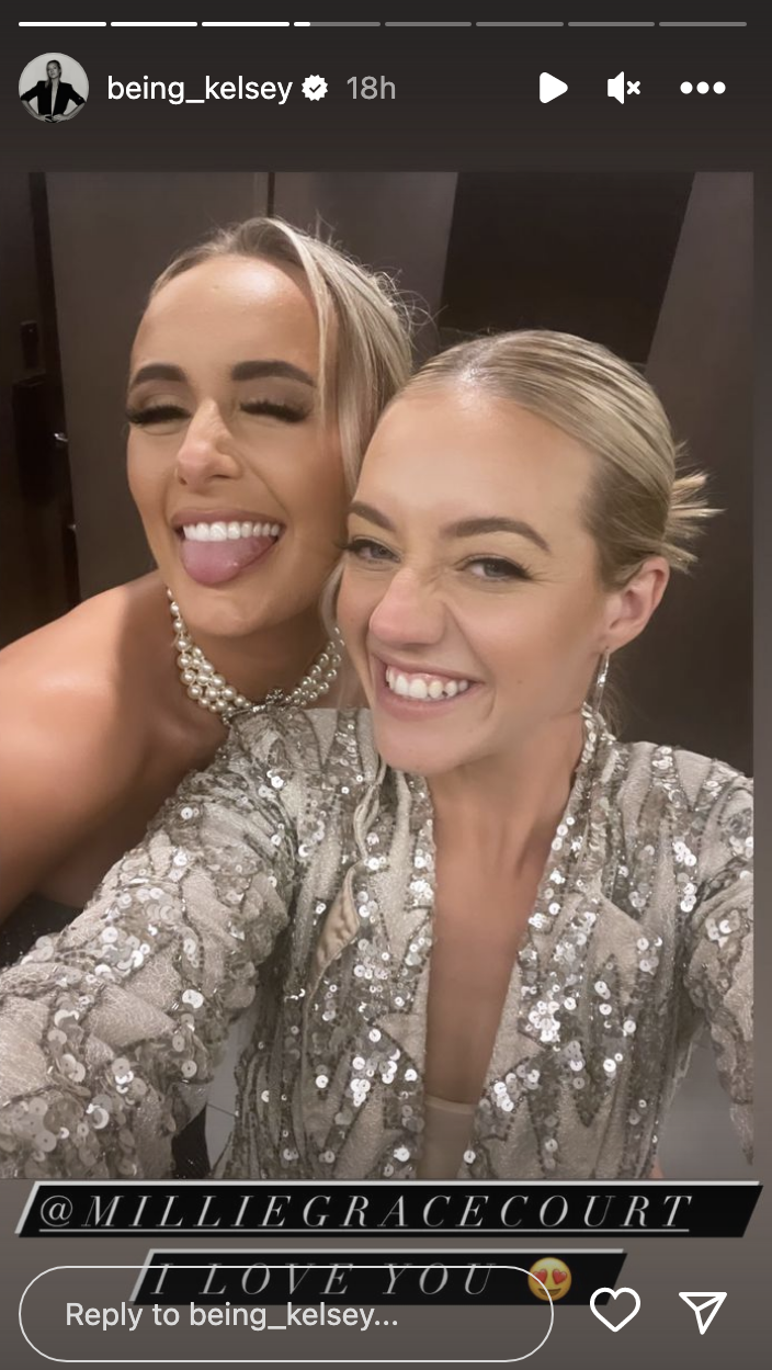 Mille Court and Kelsey Parker smiling 