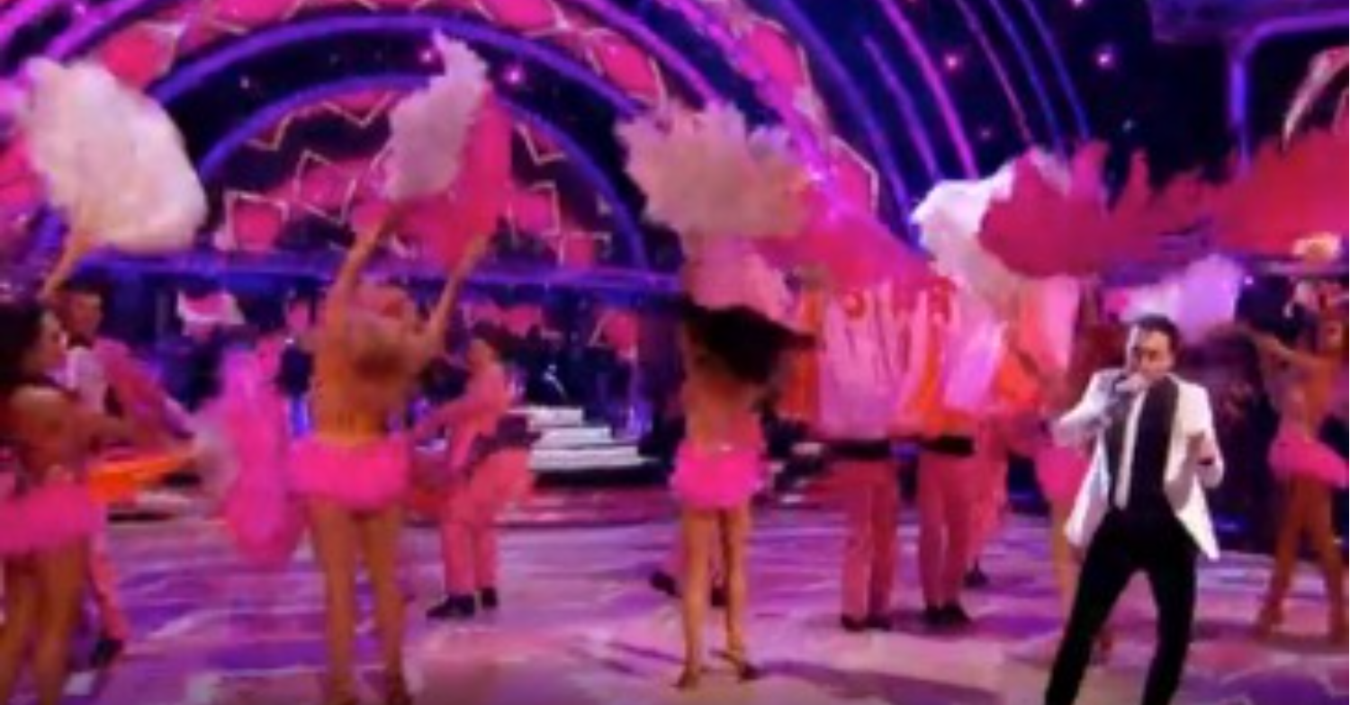 Strictly star Bruno performing on the show