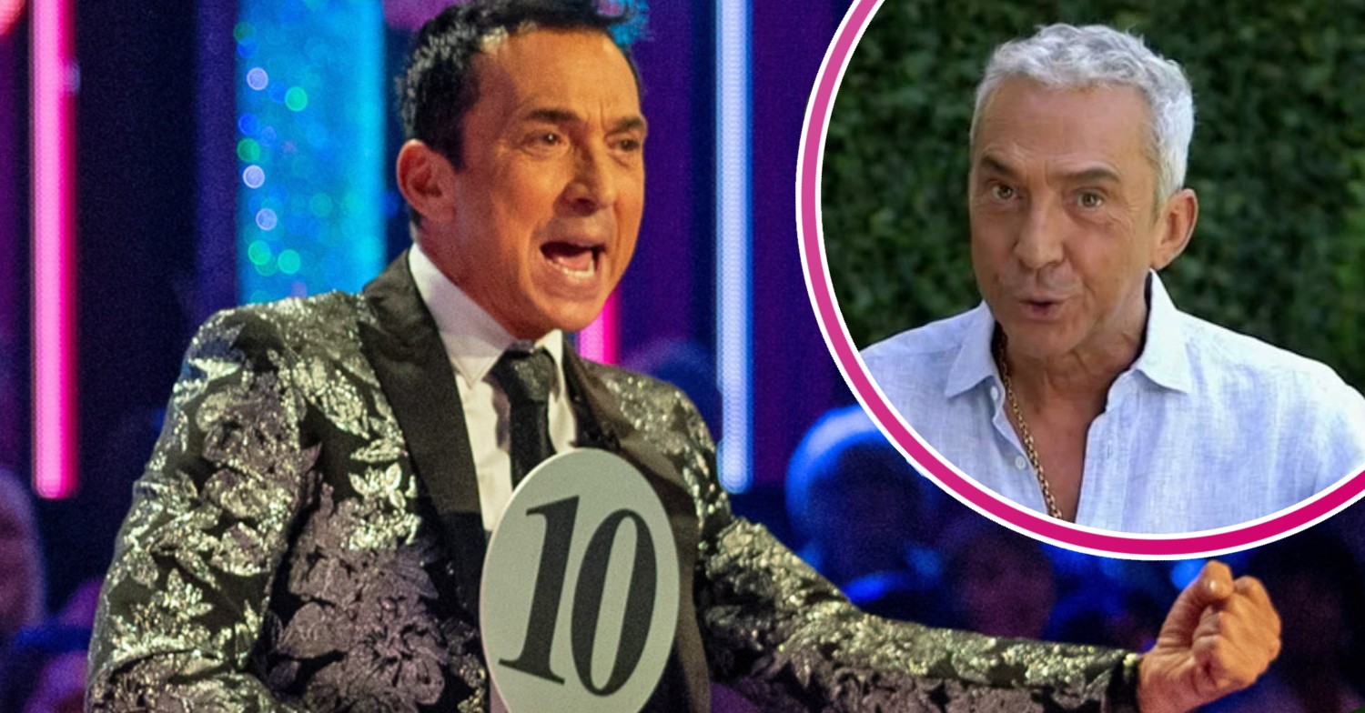 Strictly star Bruno on the panel and inset with grey hair