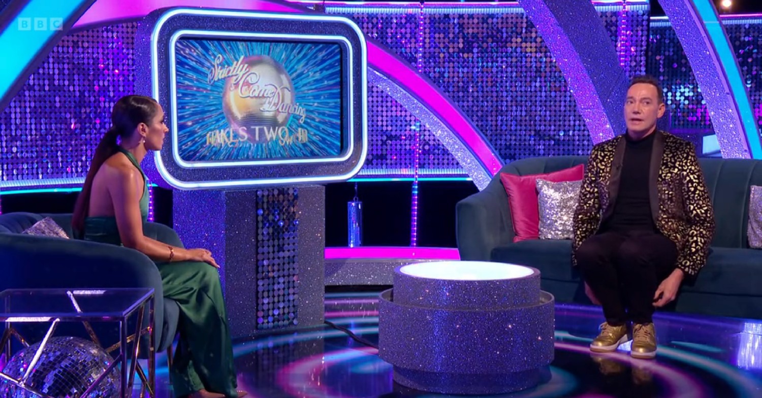 Janette Manrara and Strictly judge Craig Revel Horwood on It Takes Two
