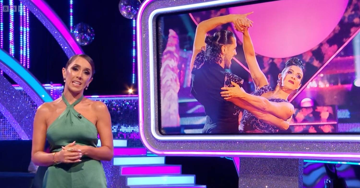 Strictly news is delivered by Janette Manrara on It Takes Two
