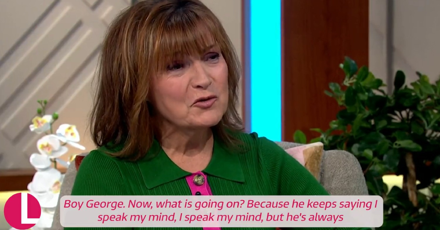 Lorraine Kelly speaking on Lorraine