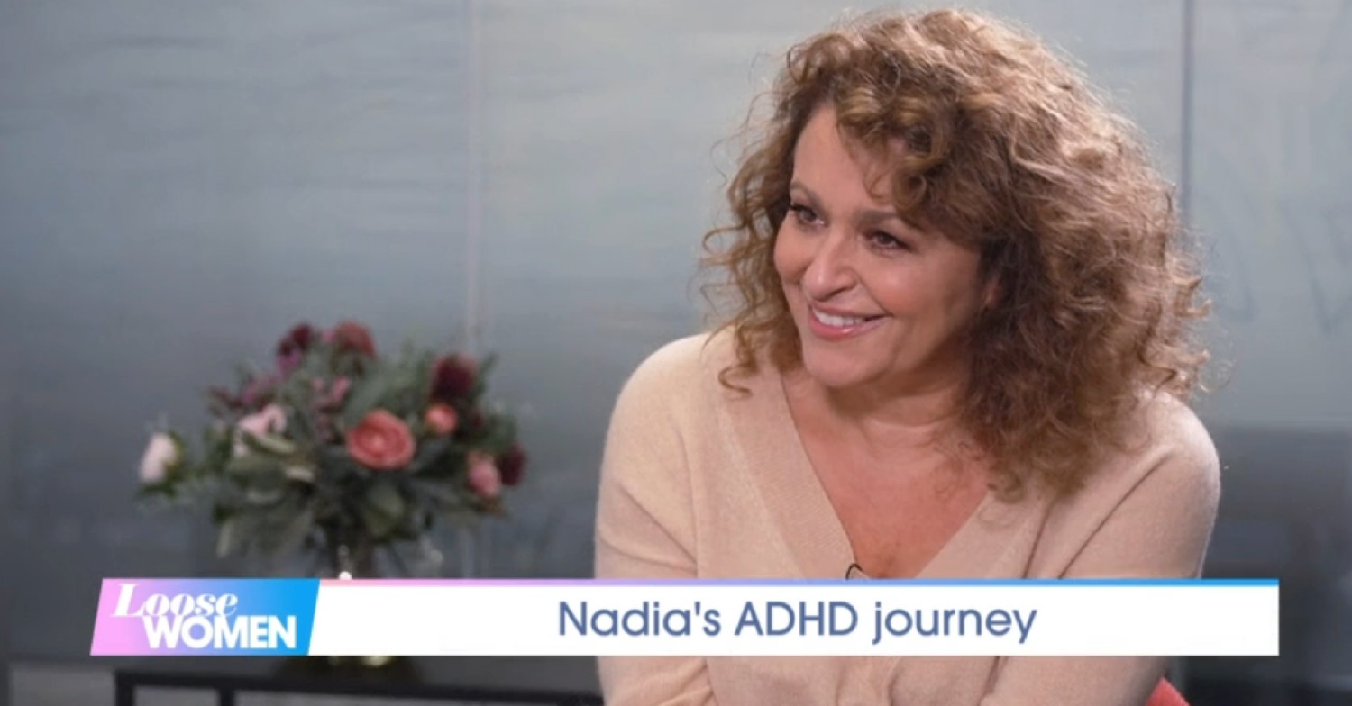 Nadia Sawalha on Loose Women today 