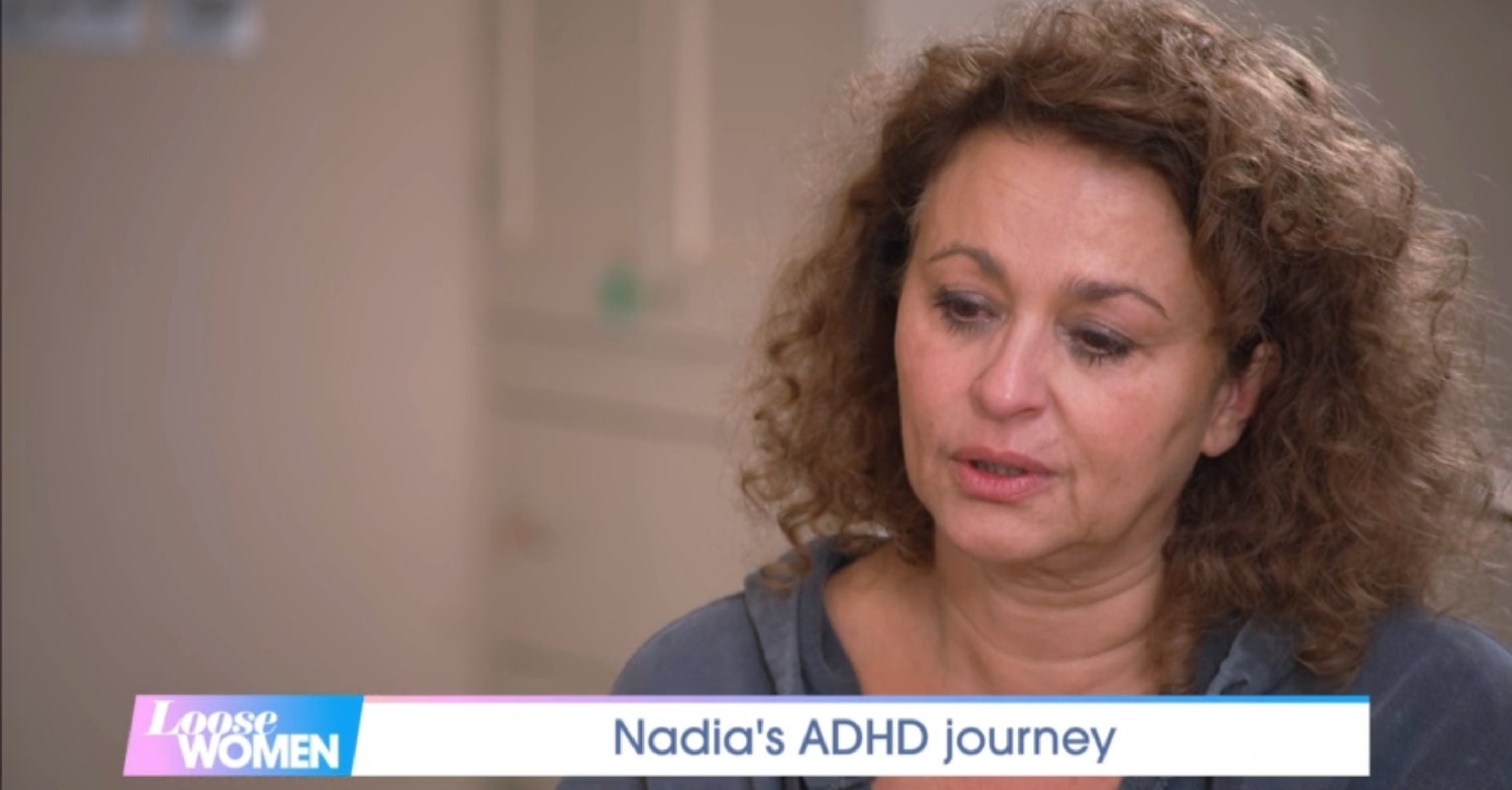 Nadia Sawalha on Loose Women today 