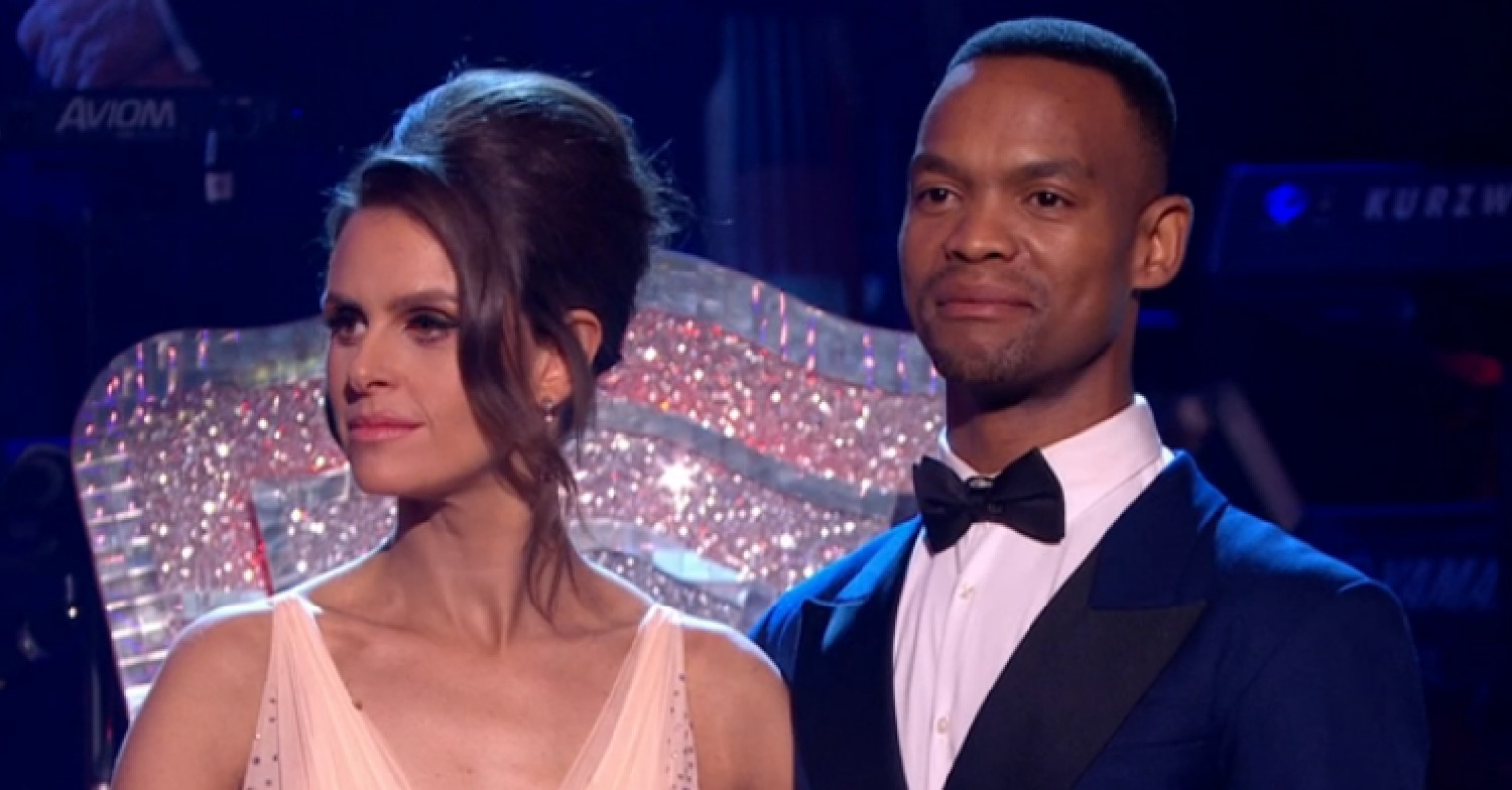 Ellie Taylor and Johannes Radebe during Strictly results show