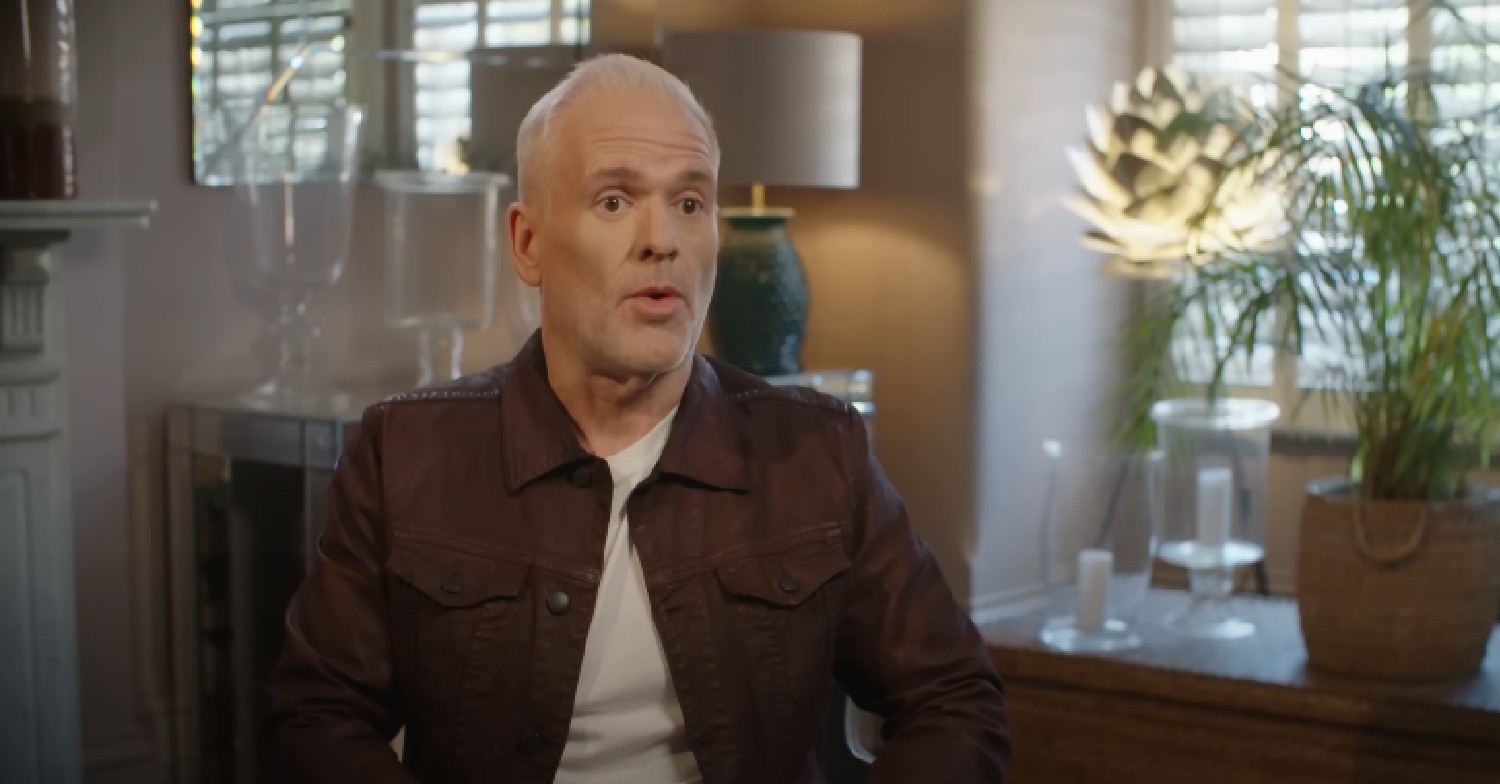 Chris Moyles speaking during I'm A Celebrity VT