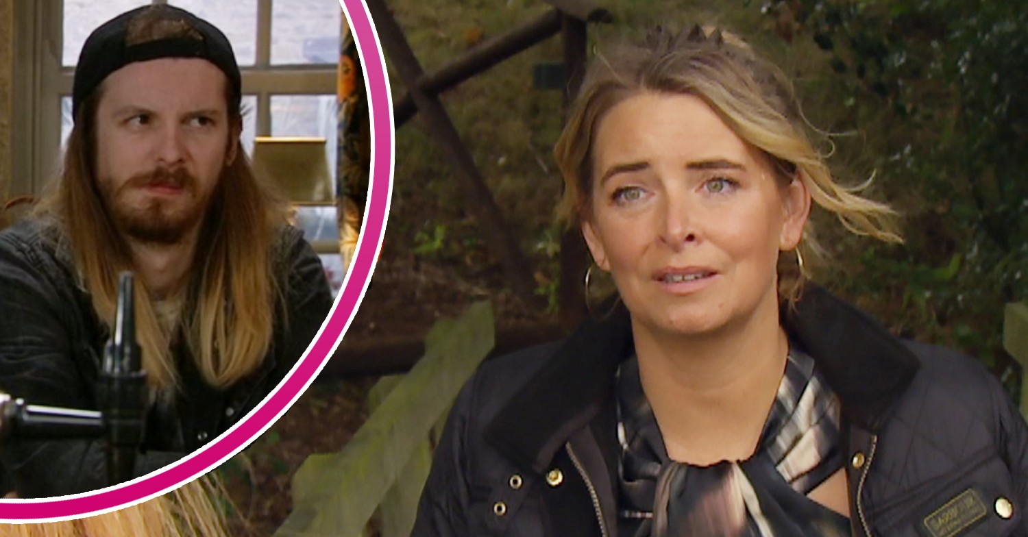 Ryan looking annoyed and Charity looking worried in Emmerdale