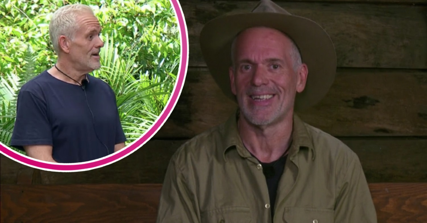 Chris Moyles in the jungle on I'm A Celebrity