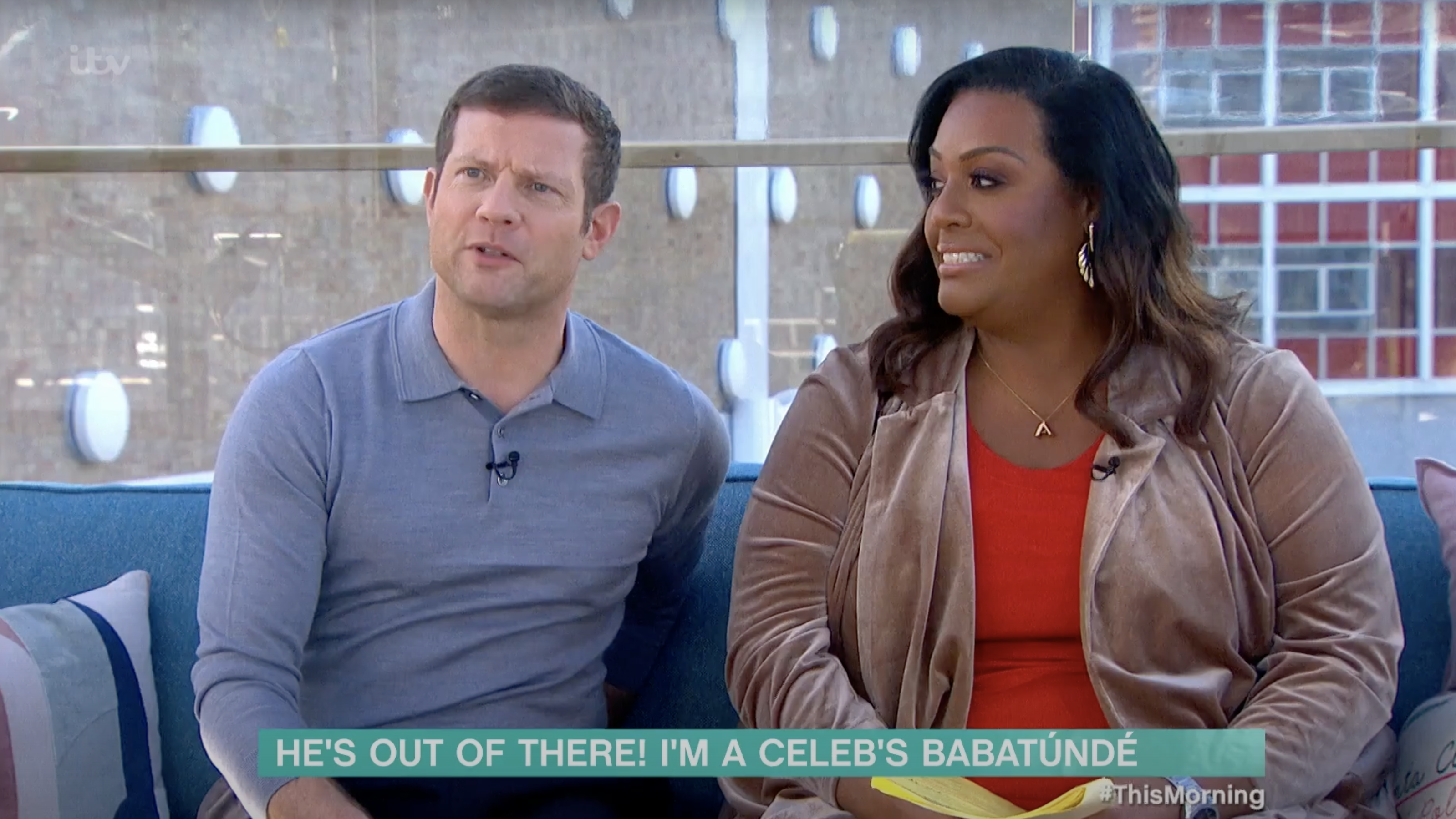Alison Hammond and Dermot O'Leary on This Morning today