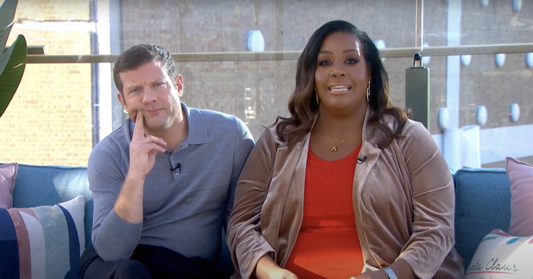 Alison Hammond and Dermot O'Leary on This Morning today