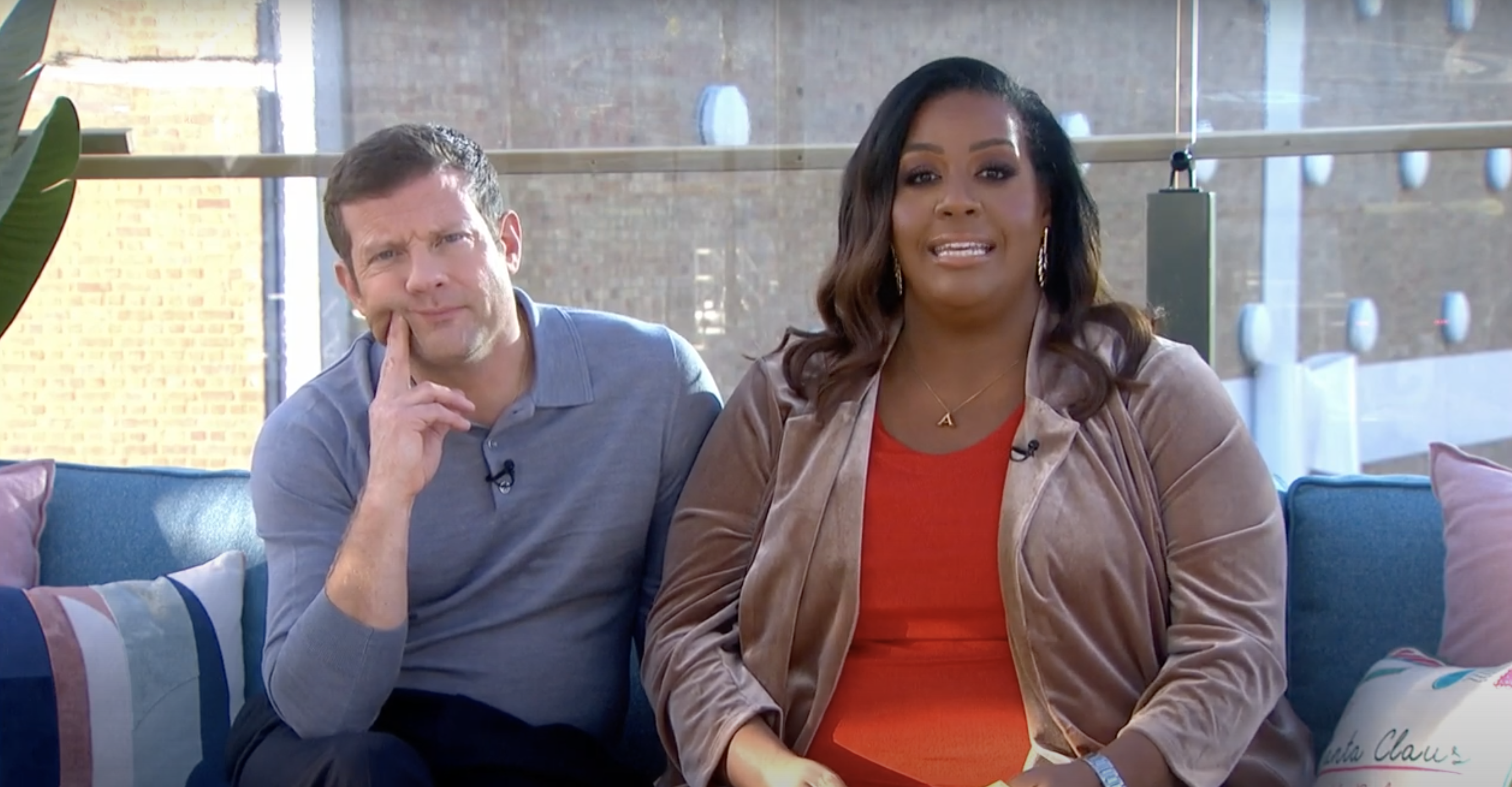 Alison Hammond and Dermot O'Leary on This Morning today