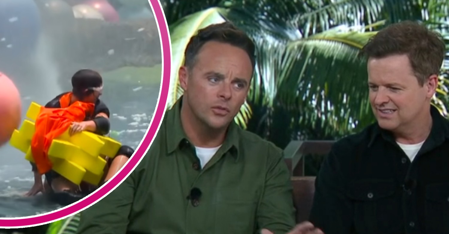 I'm A Celebrity Cyclone challenge and Ant and Dec on Lorraine