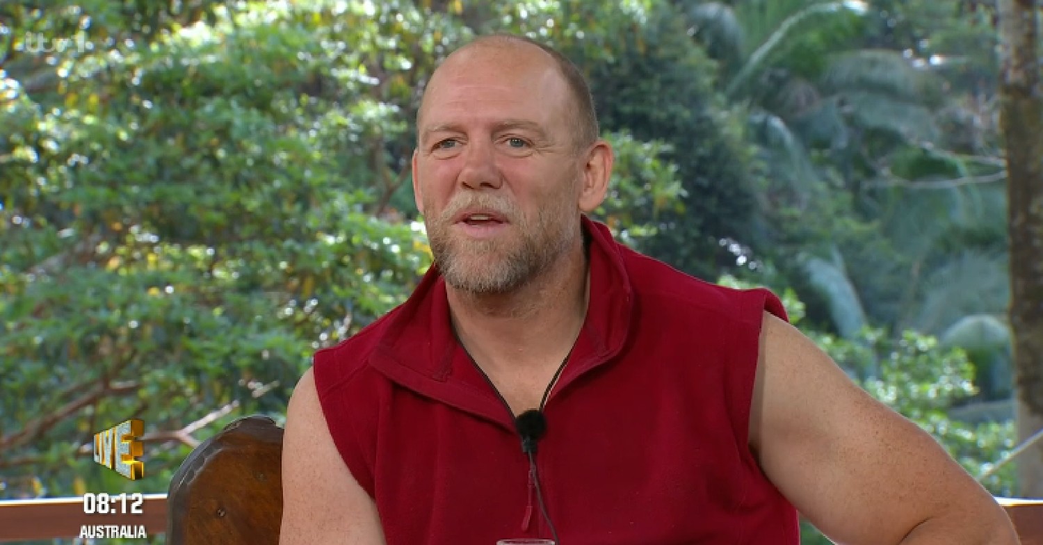 Mike Tindall during I'm A Celebrity exit interview tonight