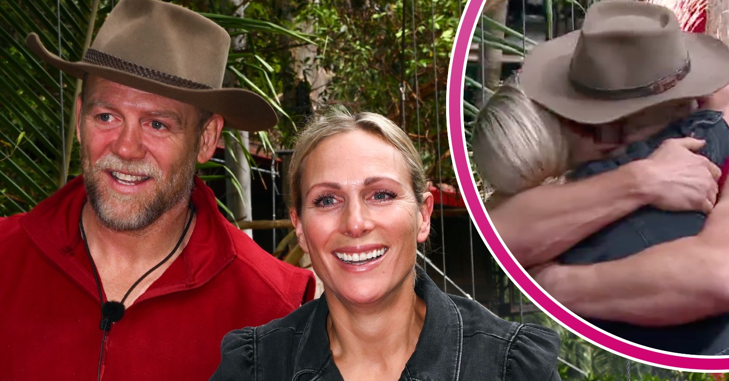 I'm A Celebrity Mike and Zara Tindall beam as they're reunited following his jungle stint