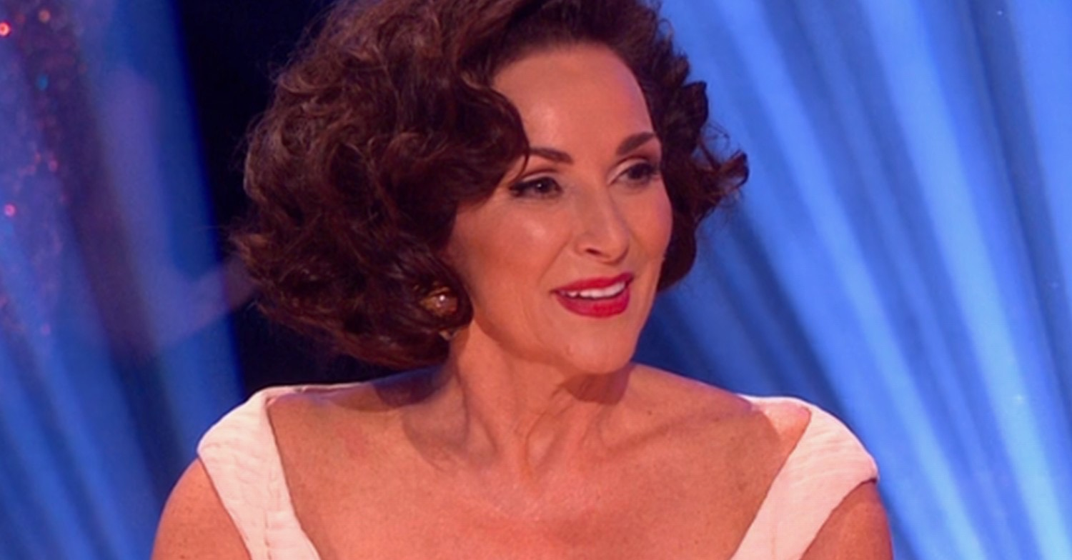 Shirley Ballas at the judges table on Strictly 