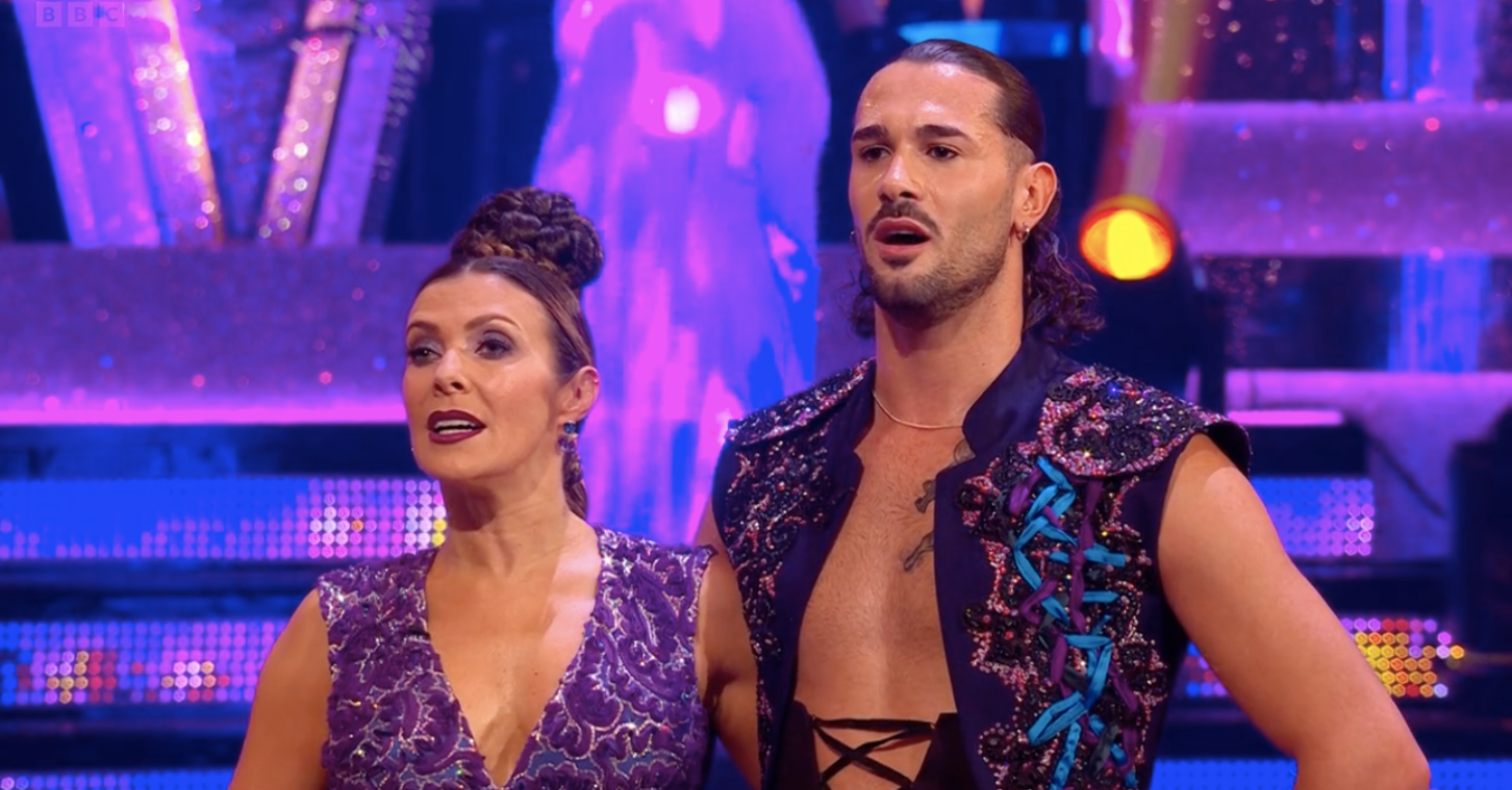 Kym Marsh and her partner Graziano Di Prima on Strictly