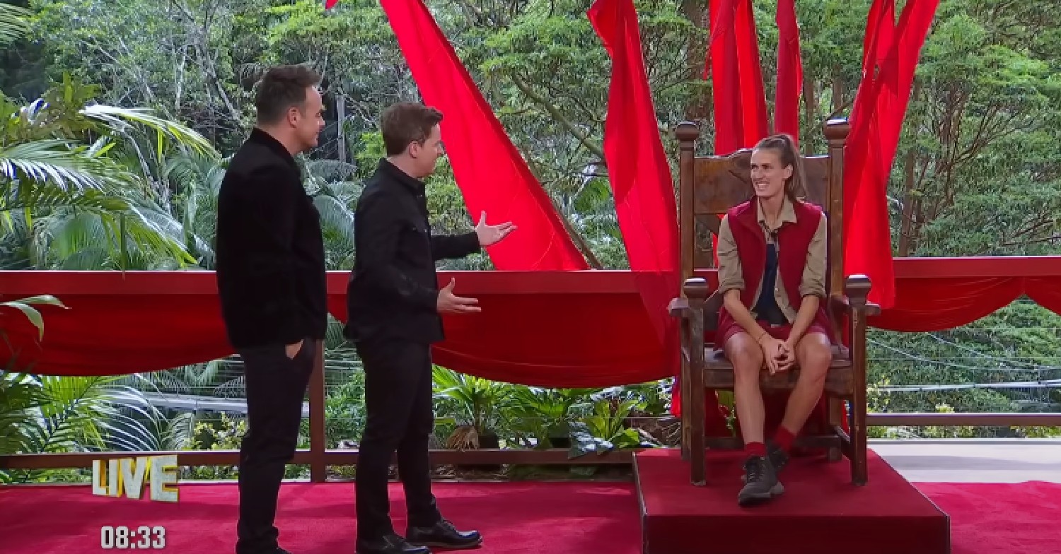 Ant and Dec speaking to Jill Scott after I'm A Celebrity win