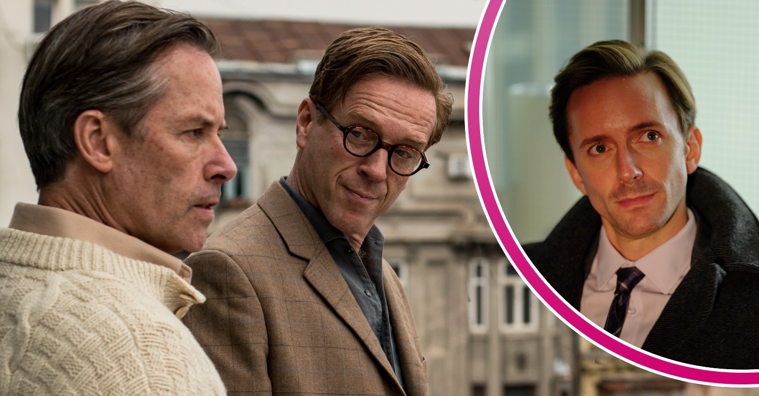 Damian Lewis, Guy Pearce and David Tennant in character in new ITVX dramas
