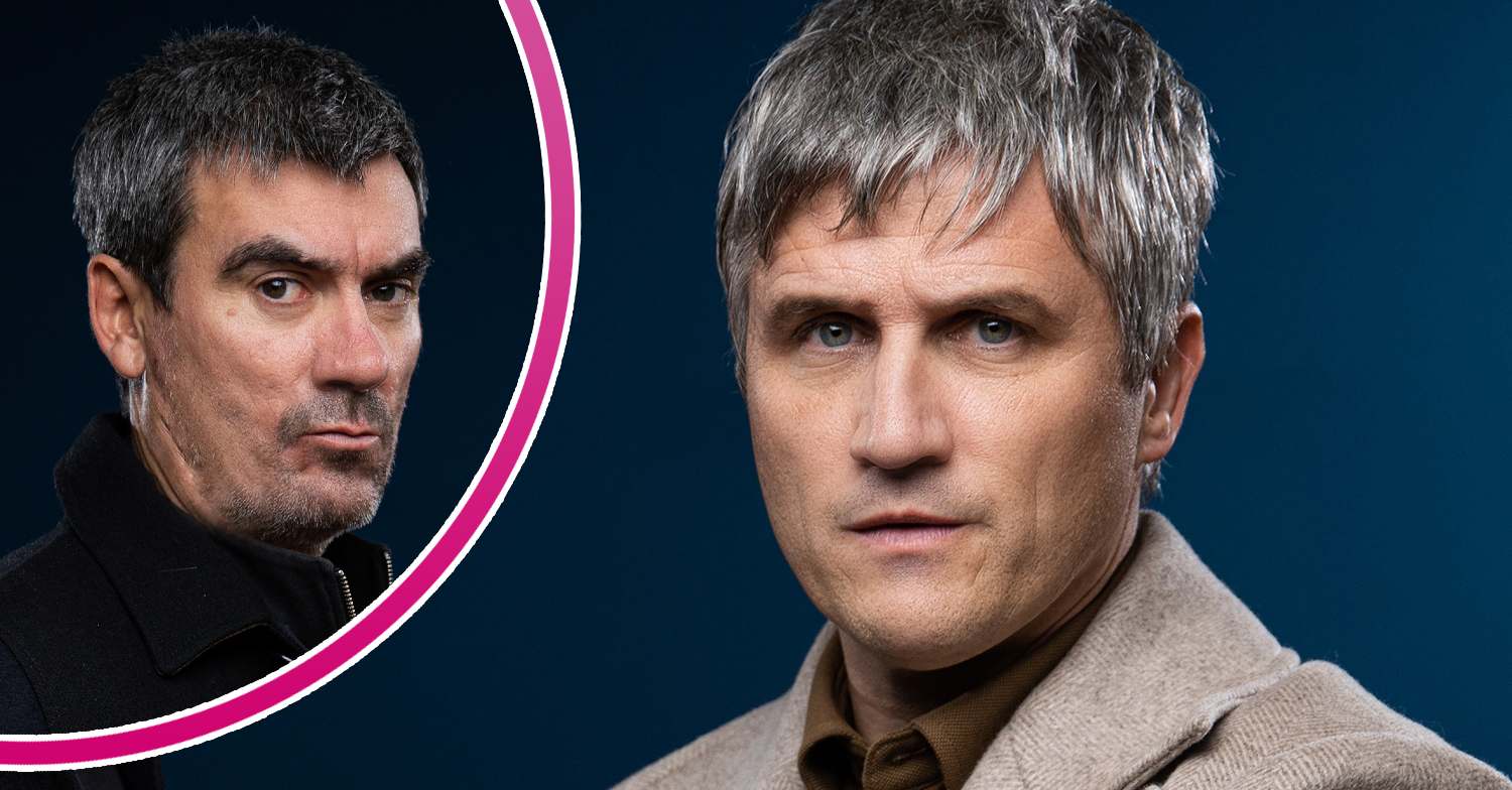 Emmerdale's Caleb is looking serious, and in a bubble, Cain is looking serious