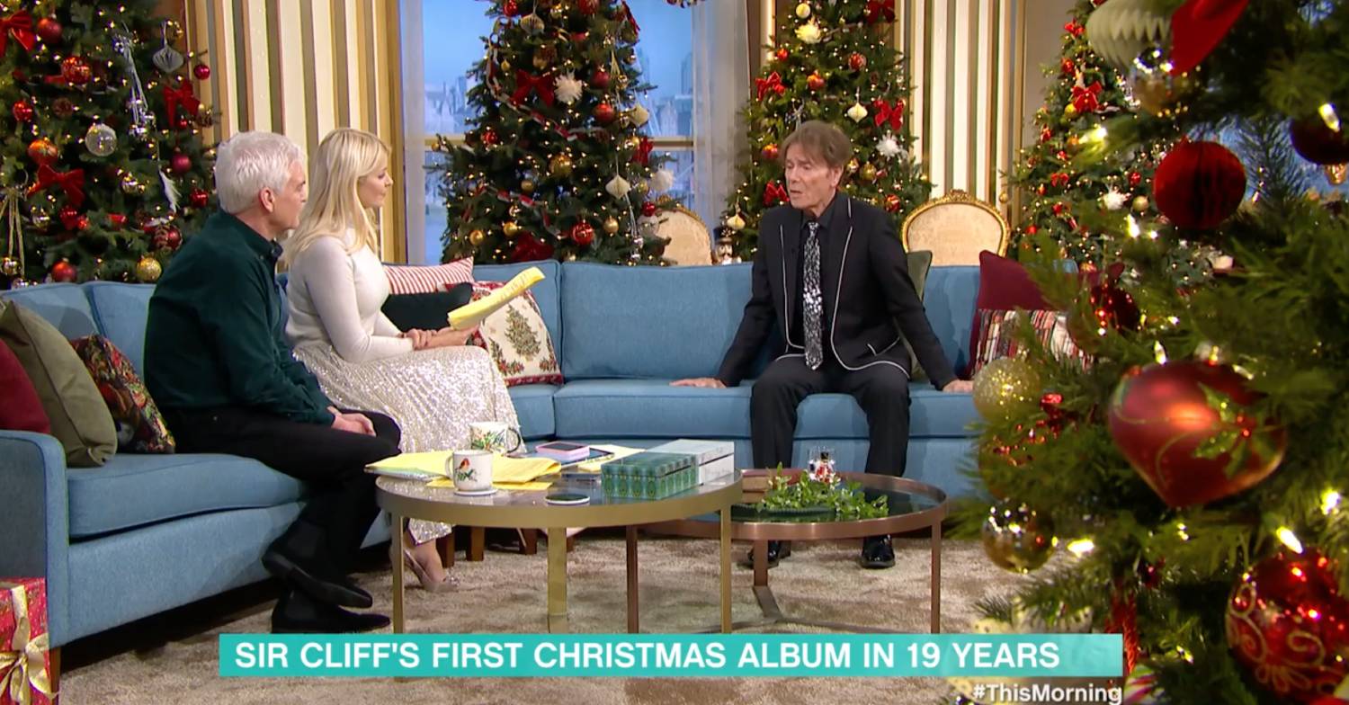 Sir Cliff Richard spoke about health fears on This Morning