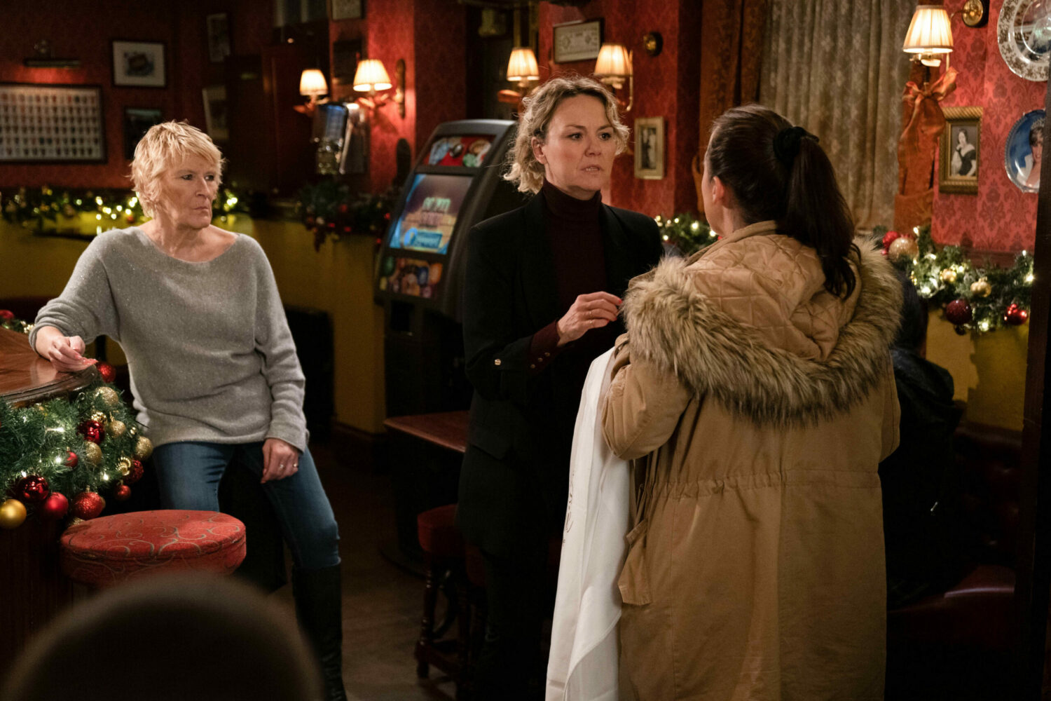 EastEnders spoilers: Shirley watches Janine talk to Sonia suspiciously