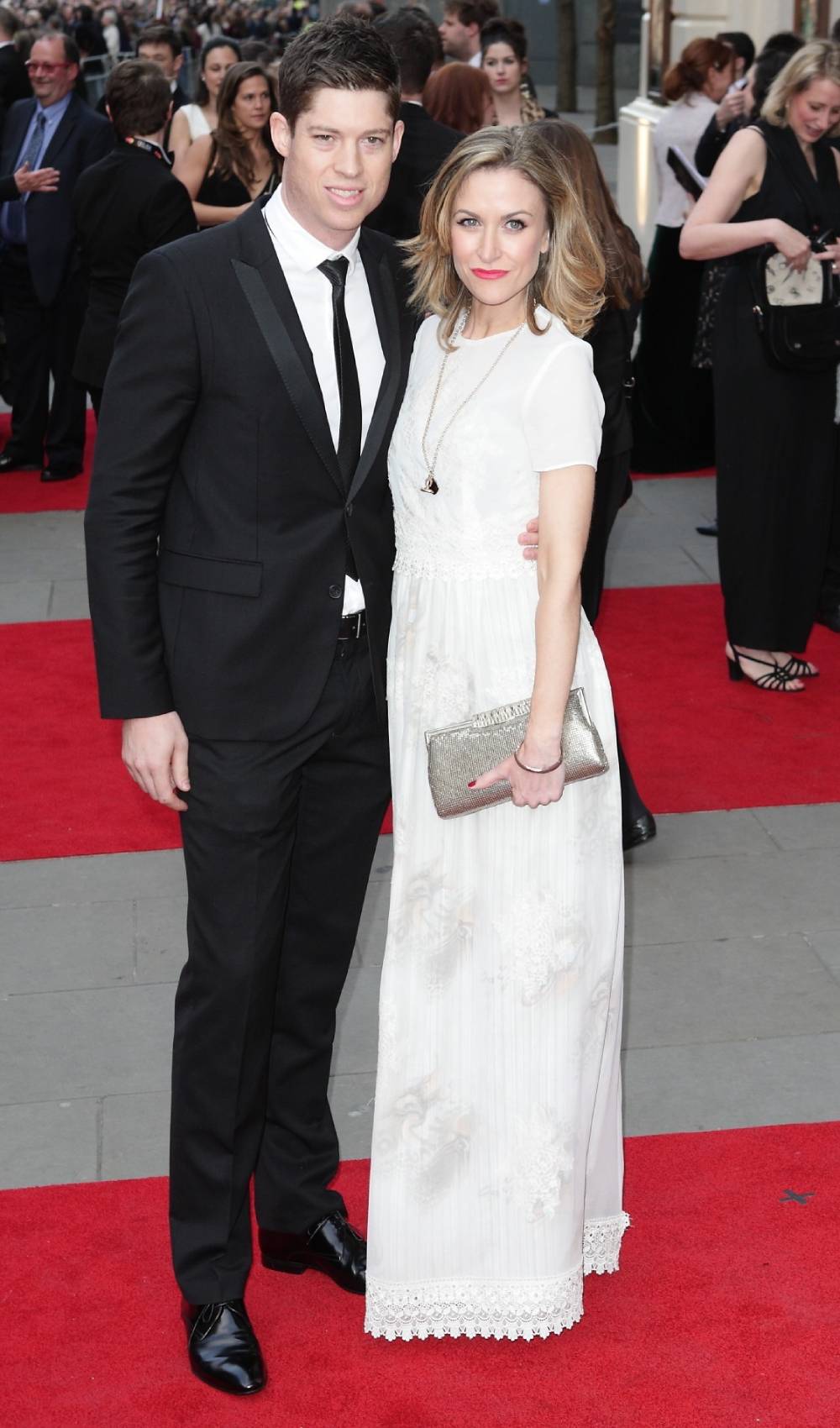 Katherine Kelly and Ryan Clark pictured together in 2015