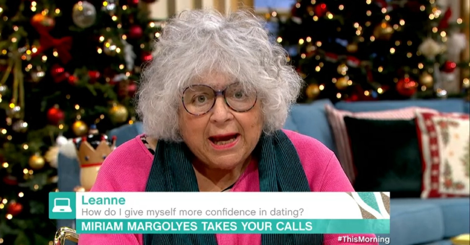 Miriam Margolyes on This Morning today 