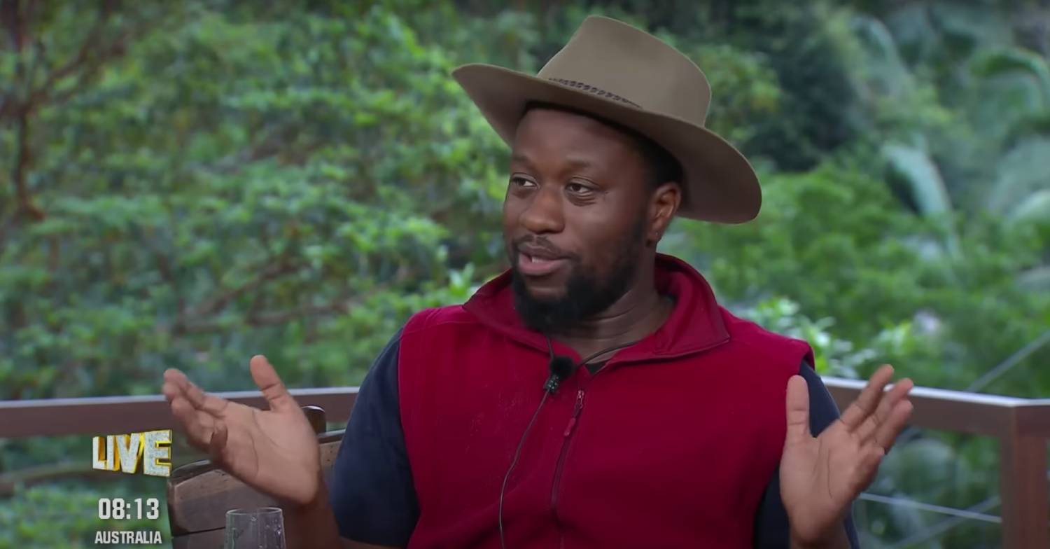 I'm A Celebrity contestant Babatunde Aleshe experienced weight loss while in the jungle