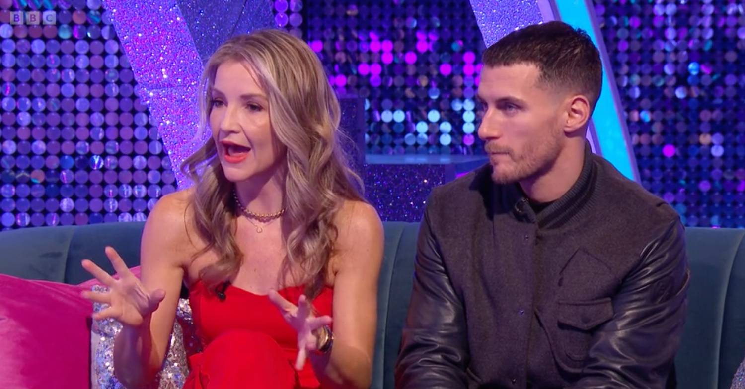 Strictly star Helen Skelton makes her point