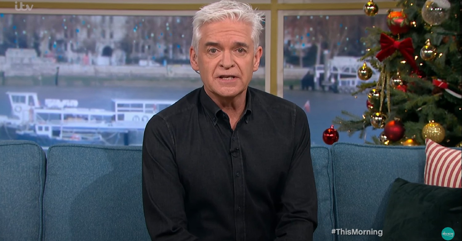 Phillip Schofield hosting alone on This Morning today 