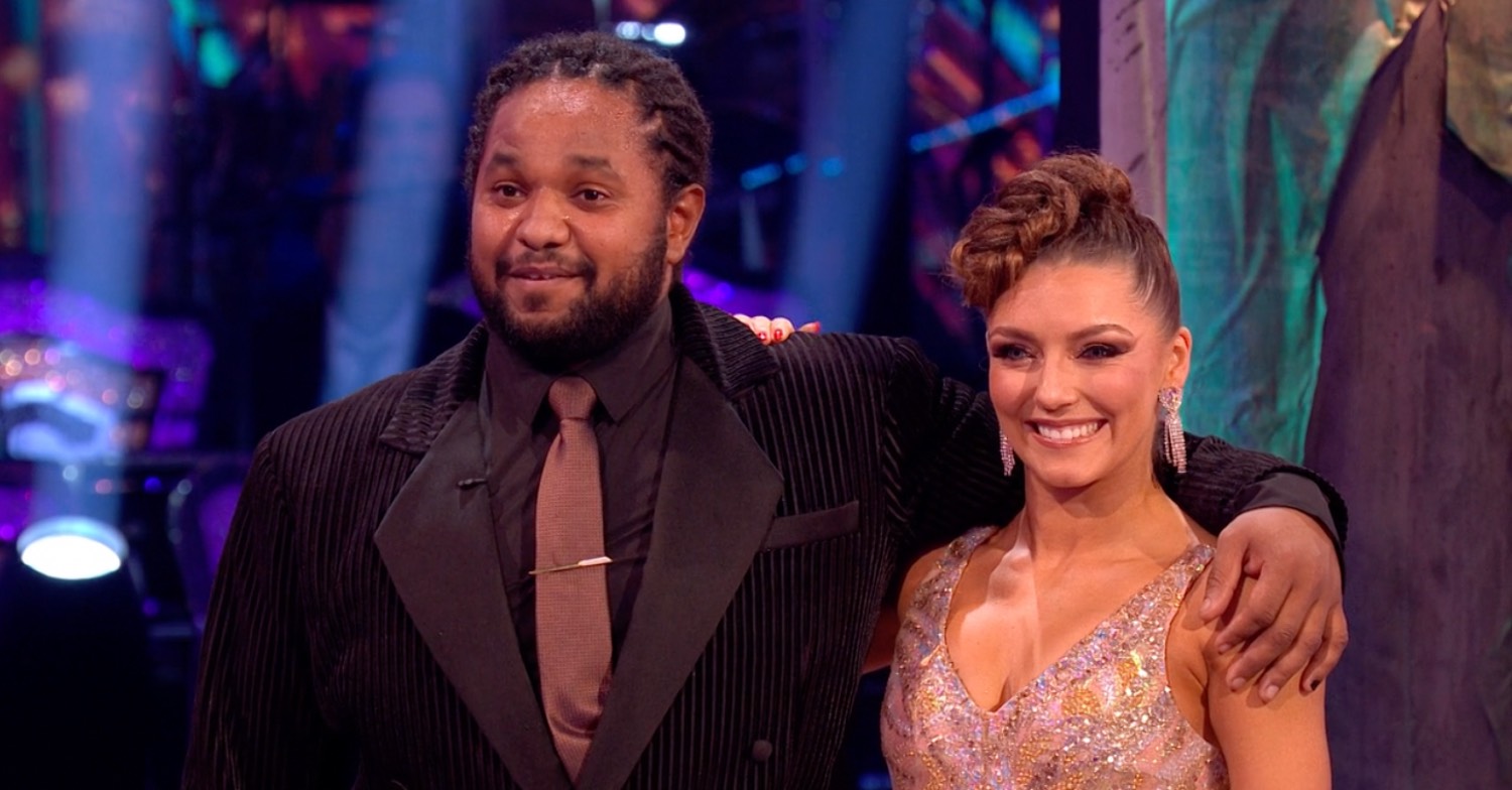 Strictly Hamza Yassin with Jowita Przystal