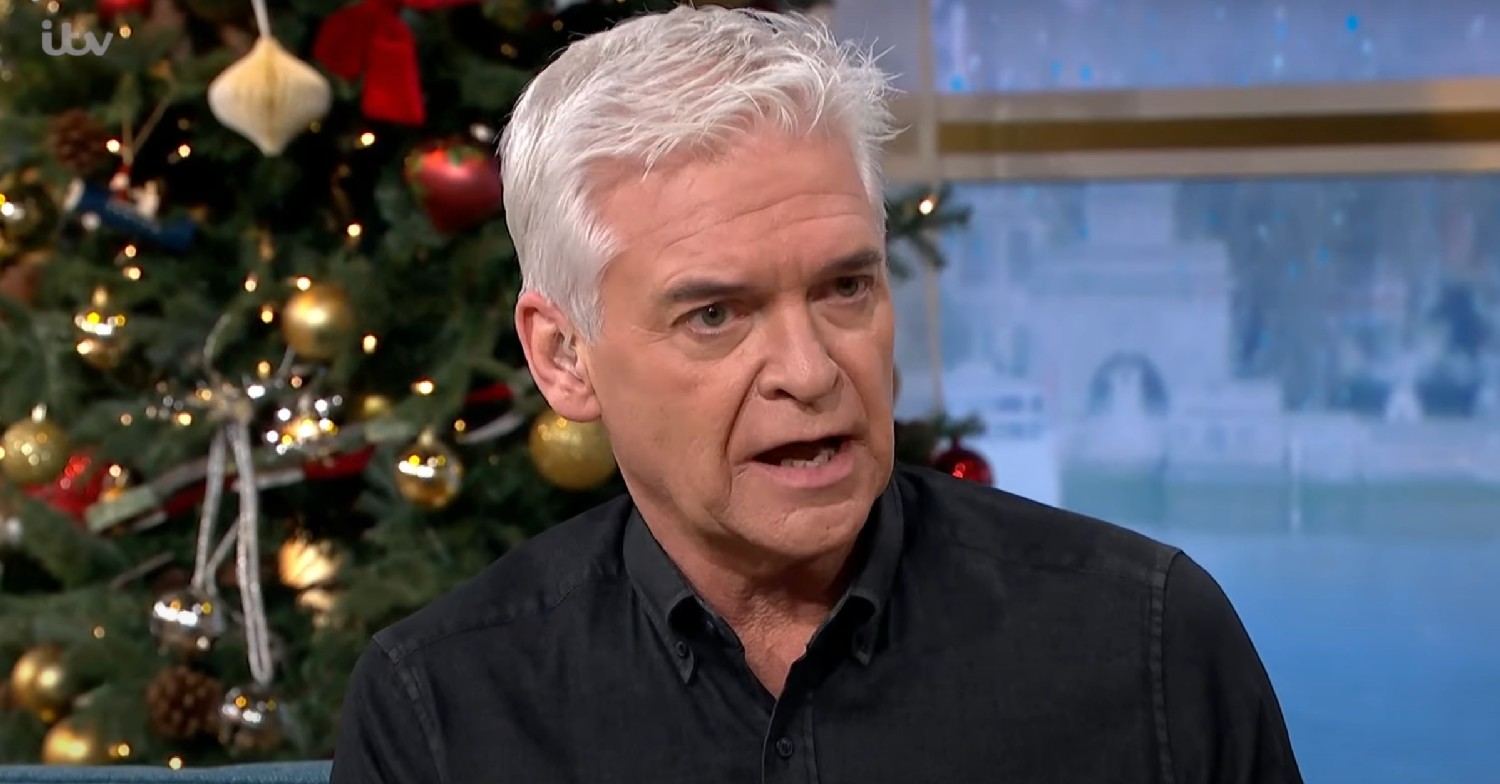Phillip Schofield on This Morning today