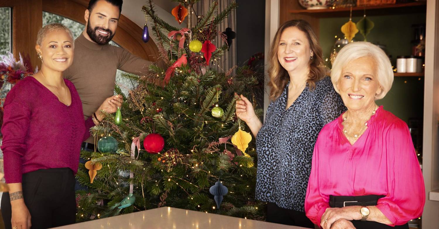 Mary Berry stands with Rylan